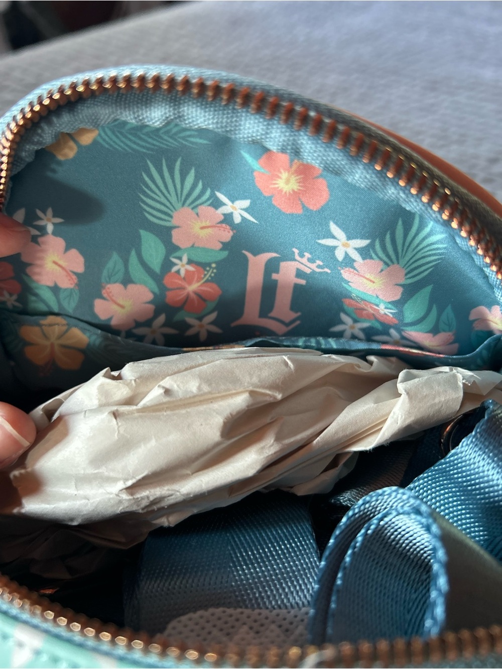 Loungefly Floral Citrus Mini Backpack - Picture 5 of 13